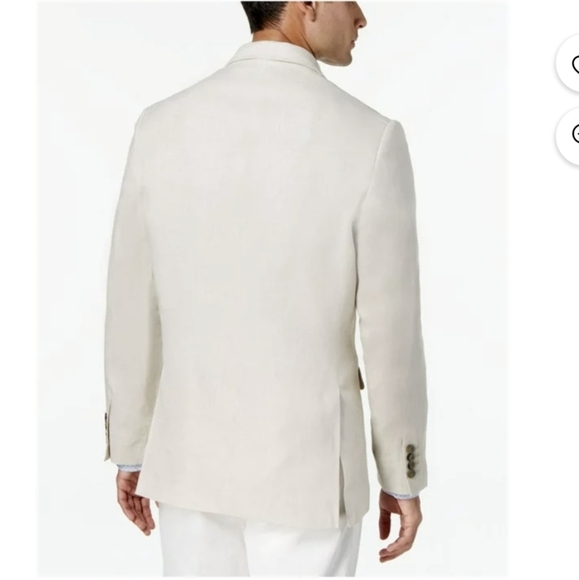 TASSO ELBA silk and linen sport coat M - Picture 2 of 14